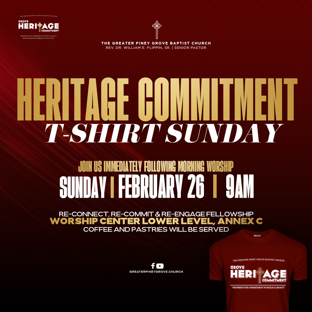 Heritage Commitment T-Shirt Sunday